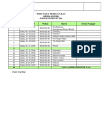 Jadwal Kimia Klinik Elektromedik