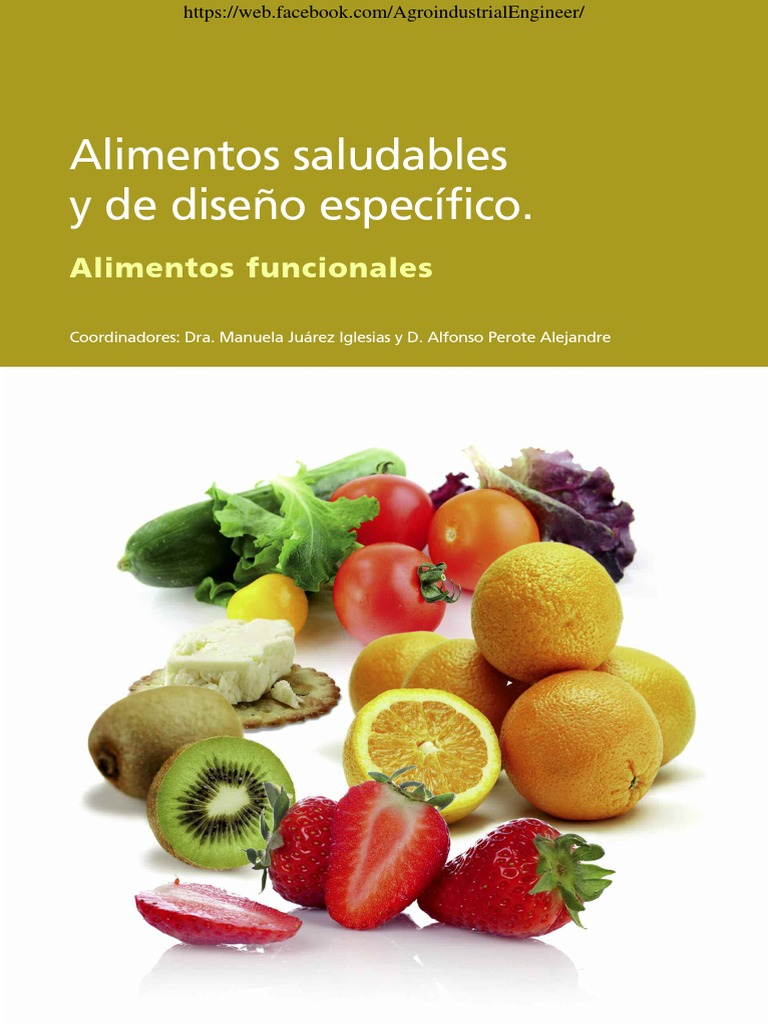 Alimentos Saludables y de Diseno Específico PDF Comida funcional Alimentos