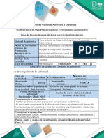 Guía de Ruta y Avance de Ruta Para La Realimentación - Fase 3 - Interacción Social