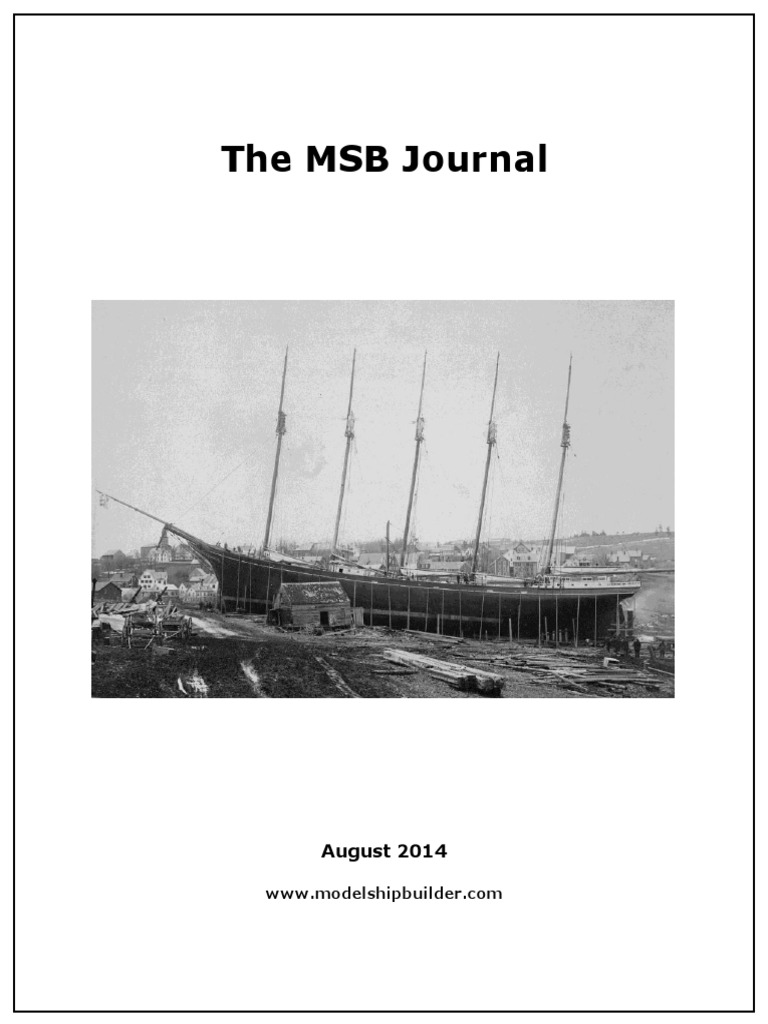 The MSB Journal: August 2014 | PDF | Sailor | Ships