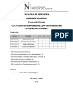 Aplicación de herramientas Lean en cervecería