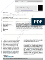 Advanced Powder Technology: Dielectric Properties of MG (OH) /rGO Nanocomposites