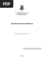 Experimental - Interferômetro de Michelson PDF