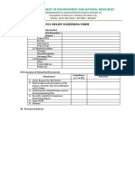 ECC Relief Screening Form