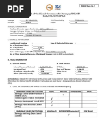 SGLGB Form 1 Barangay Profile