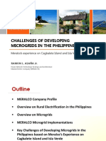 Challenges of Developing Microgrids in The Philippines: Meralco's Experience On Cagbalete Island and Isla Verde