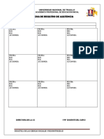 Ficha de Asistencia