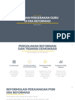 Pgri Dan Pergerakan Guru Di Era Reformasi PDF