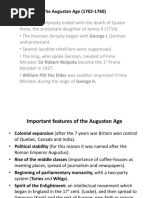 The Augustan Age (1702-1760)