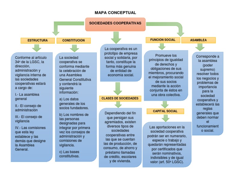 Tipos y Estructura de Sociedades Cooperativas | PDF | Cooperativa ...