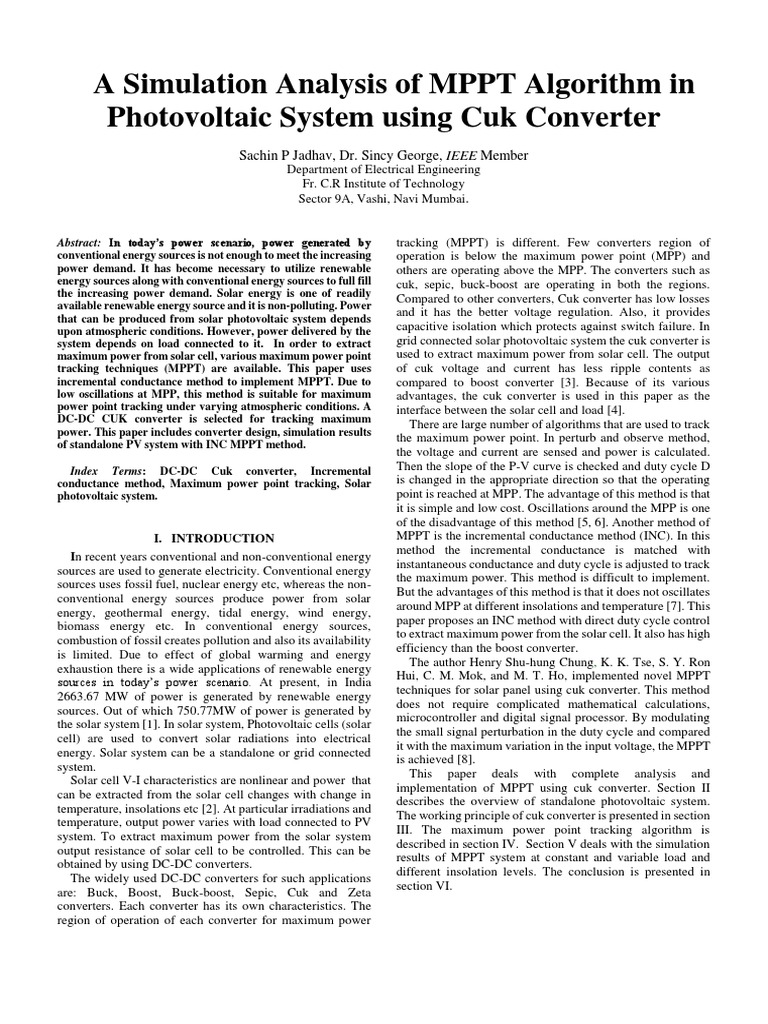 Simulation and Implementation of Incremental Conductance Method by ...