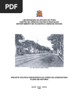 Projeto Pedagogico Curso de Historia