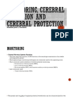 Monitoring, Cerebral Perfusion and Cerebral Protection