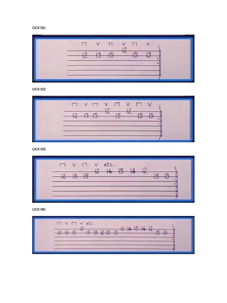 Intense Rock Vol I Paul Gilbert electric Guitar Method PDF