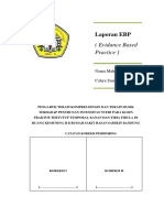 Laporan EBP: (Evidance Based Practice