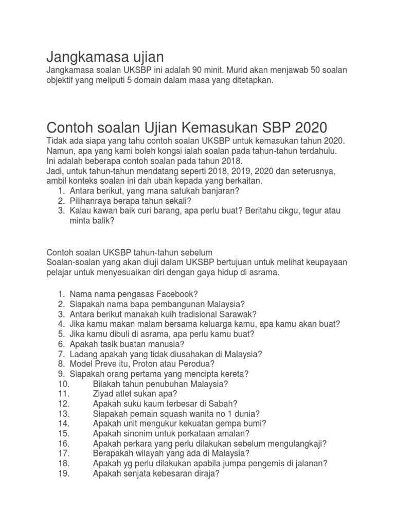 Tips Uksb