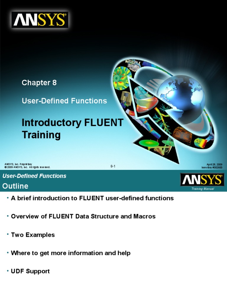 Introductory FLUENT Training: User-Defined Functions | PDF | Turbulence ...