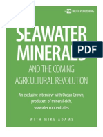 Seawater Minerals: and The Coming Agricultural Revolution