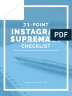 21-Point Instagram Supremacy Checklist