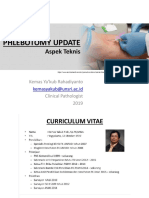 Phlebotomy Update: Aspek Teknis