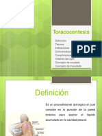 Derrame Pleural y Toracocentesis