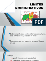 Límites administrativos: tipos y representación