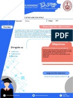 Silabo - Diseño de Sitios - Web - Con HTML5 PDF