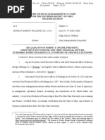 Robert Moore Declaration in Support of Murray Energy Chapter 11 Bankruptcy