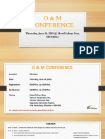 O & M Conference Invitation