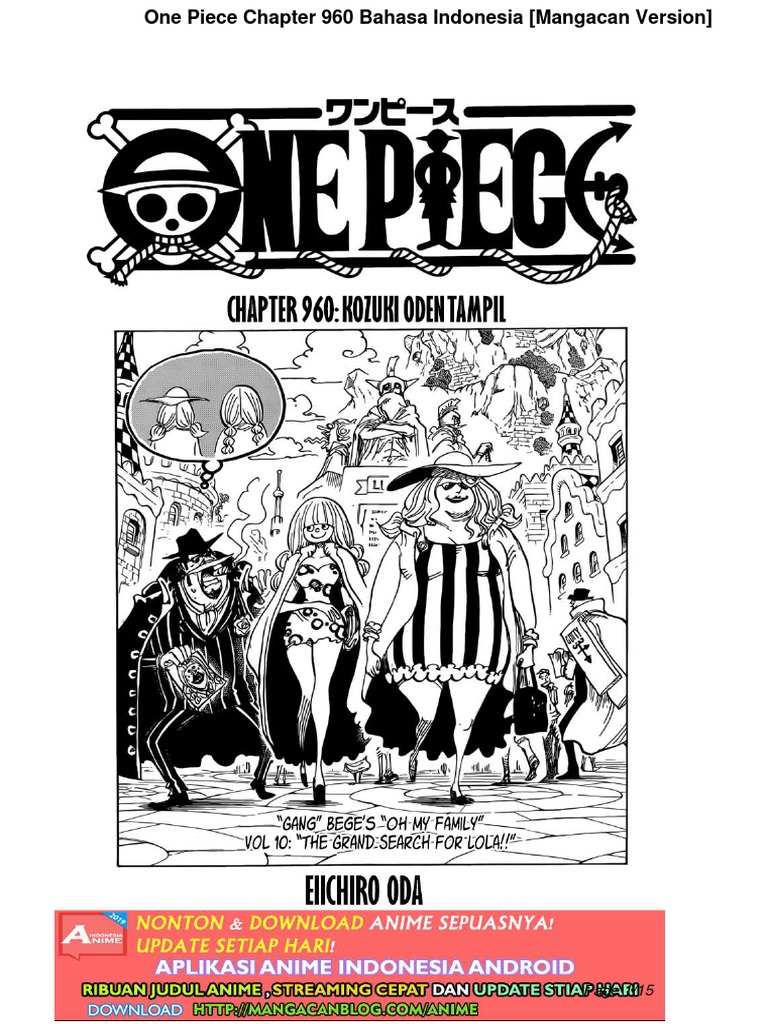 One Piece Chapter 960 Bahasa Indonesia Mangacan Version Pdf Pdf