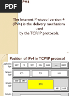 The Internet Protocol Version 4 (Ipv4) Is The Delivery Mechanism Used by The Tcp/Ip Protocols