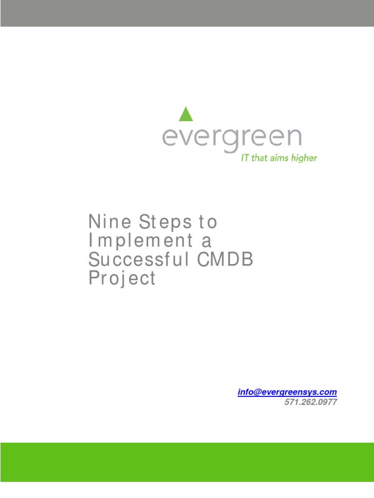 Nine Steps for Successful CMDB Implementation | PDF | Databases ...