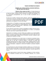 Alcalde de Valle de Chalco Dio 'Aventón' A Su Atacante