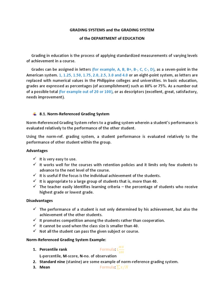 Overview of Grading Systems in Education | PDF | Teachers | Students