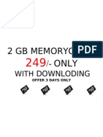 2 GB Memorycard