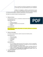 Metodología de cultivos con microalgas, provenientes de relaves mineros