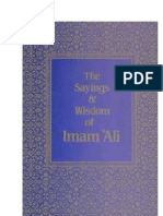 The Sayings and Wisdom of Imam Ali (As)