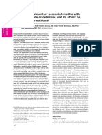 Early Treatment of Perennial Rhinitis With Budesonide or Cetirizine and Its Effect On Long-Term Outcome