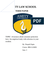 Amity Law School: Term Paper