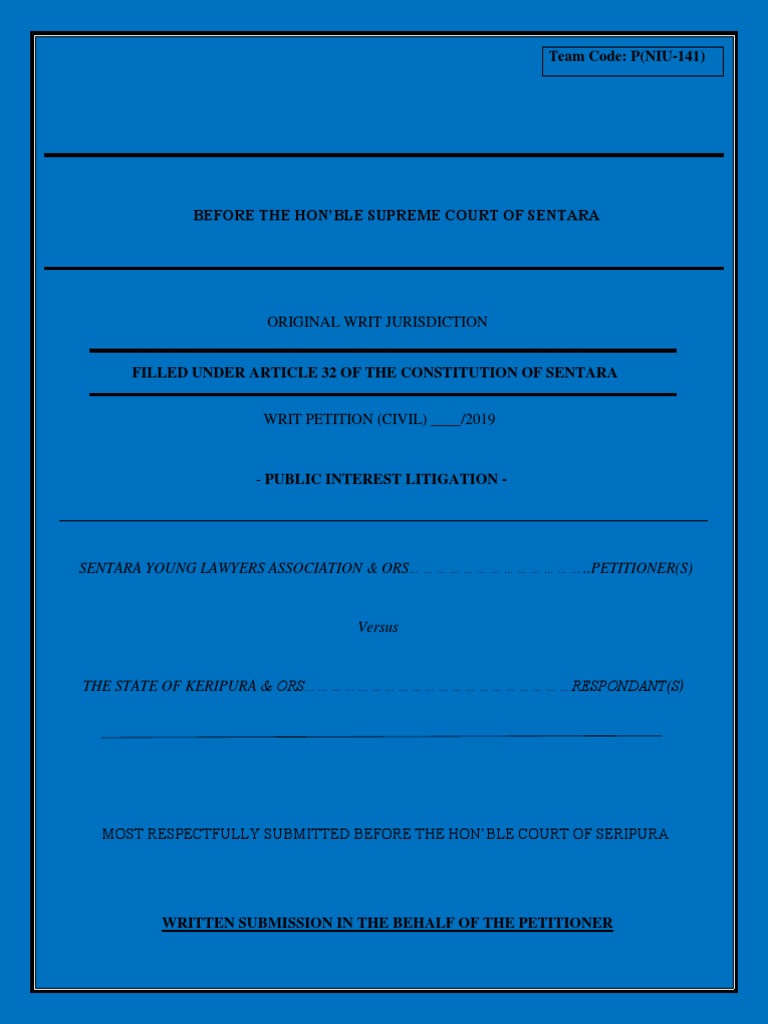 Petitioner Sabarimala Case PDF United States Constitution