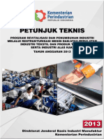 Buku Petunjuk Teknis Restrukturisasi ITPT Dan IAK 2013