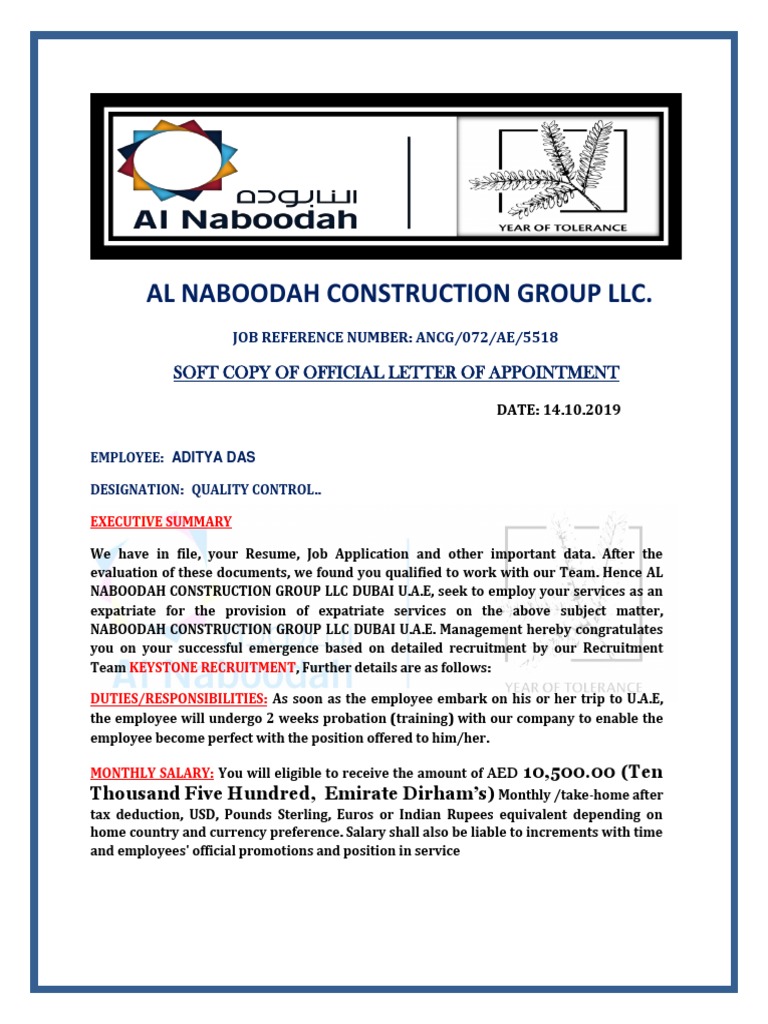 Al Naboodah Construction Group Llc United Arab Emirates Employment