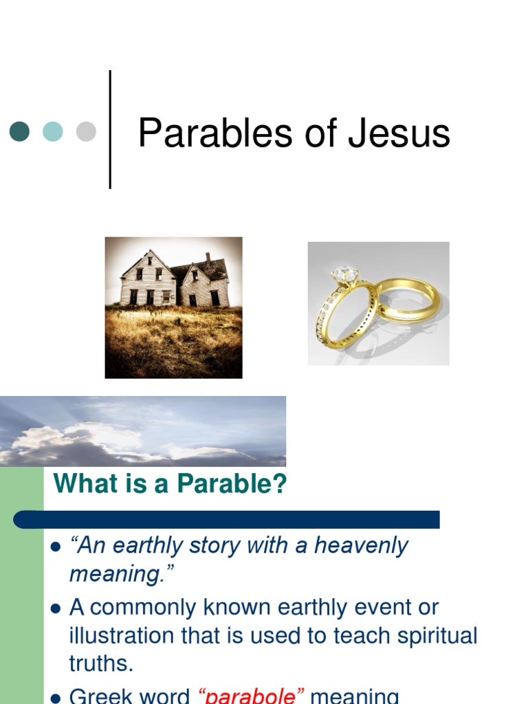 Parables of Jesus | PDF | Parable | Parables Of Jesus