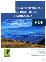 Autoconsum Fotovoltaic Al Nou Institut de Vilablareix
