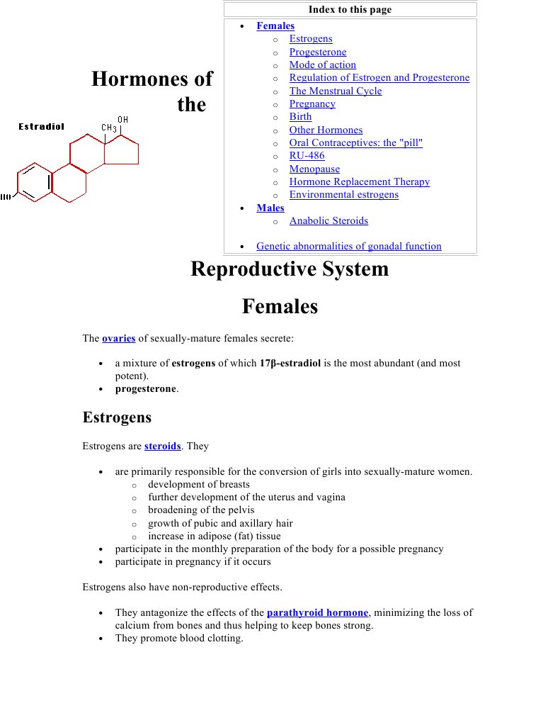 Hormones of The Reproductive System | PDF | Luteinizing Hormone ...