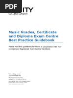 Trinity Music Centre Best Practice Guidebook - June 2018