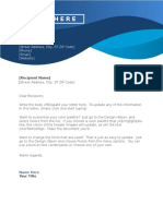 Customize Your Business Letter Template