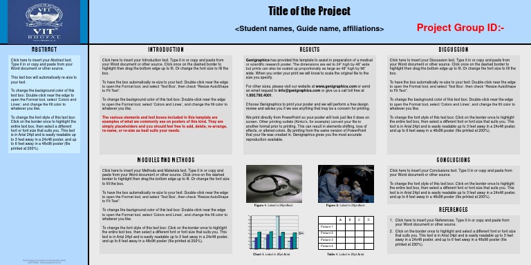Medical Research Poster Template | PDF | Typefaces | Arial