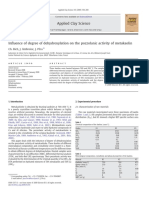 Applied Clay Science: Ch. Bich, J. Ambroise, J. Péra