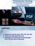 Global Positioning Sistem (GPS), Remote Sensing (RS) Dan Sistem Informasi Geografis (SIG)